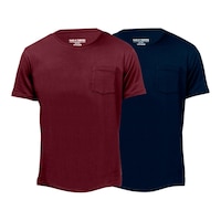 Pair Of Thieves Men's SuperSoft Pocket Crew T Shirt - 2 Pack Front_Flat