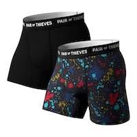 Pair Of Thieves All Over Print Super Fit Men's Boxer Brief, Underwear Front_Angled_Left