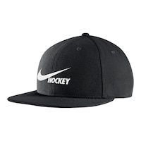 Nike Men's Hockey Pro Flatbill Cap Front_Angled_Left