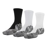 Under Armour Men's Elevated Padded Crew Socks, 3-Pack Front_Angled_Left