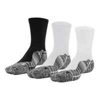 Under Armour Men's Elevated Padded Crew Socks, 3-Pack Front_Angled_Left