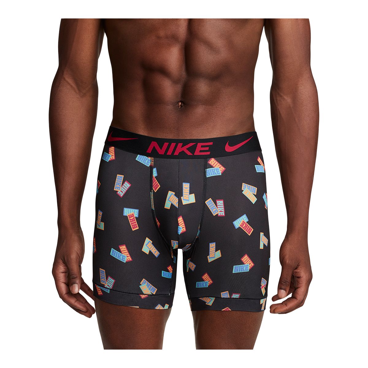 Men's Nike KE1157 Essential Micro Boxer Brief - 3 Pack (Sticker Print L) 