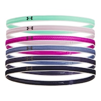 Under Armour Girls' Mini Headband - 6 Pack Front_Angled_Left