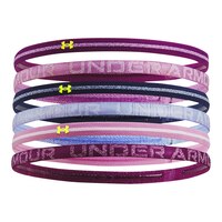 Under Armour Heather Mini Headband - 6 Pack Front_Angled_Left