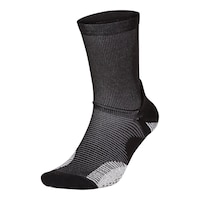 Nike Men's Trail Run Crew Socks Front_Angled_Left