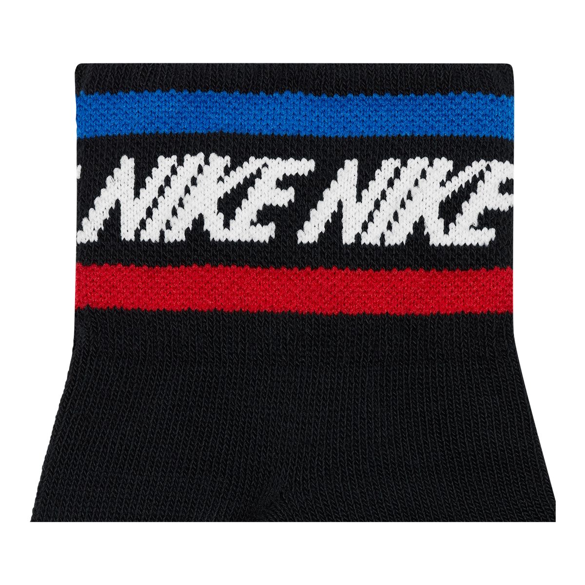 Nike Sportswear Men's Dri-FIT Ankle Socks Everyday Graphic, 3-Pack