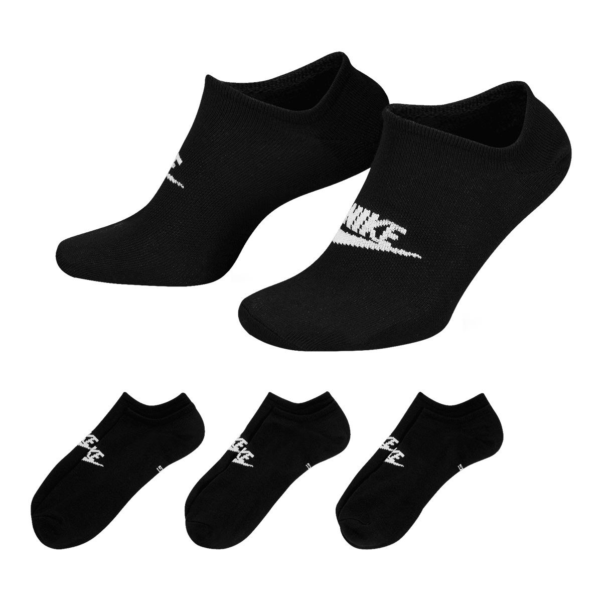 Nike Sportswear Men's Futura Everyday No-Show Socks, 3-Pack