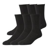 FWD Men's Mesh Crew Socks 6pk Front_Angled_Left