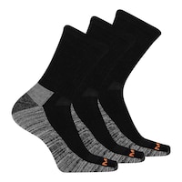 Merrell Men's Work Crew Socks - 3 Pack Side_Right