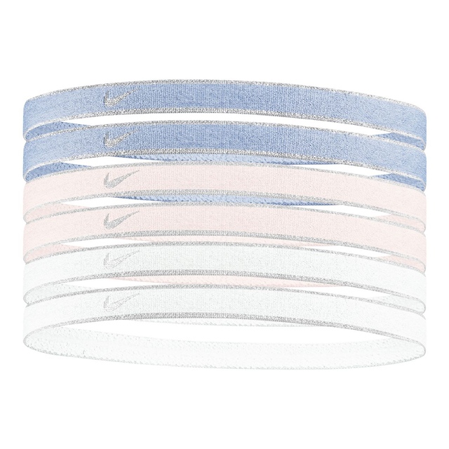 Nike Swoosh Sport Metallic Headband - 6 pk