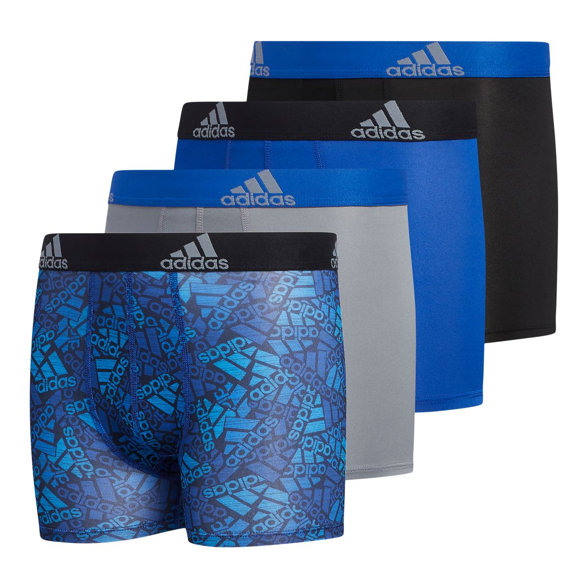 adidas Sport Performance Boys' Boxer Brief, Workout Underwear, Quick ...