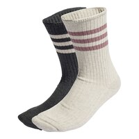 adidas Men’s 3-Stripe Crew Socks - 2 pk Front_Three_Fourths_Angled_Left