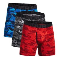 Under Armour Men's Charged Cotton® 6 Inch Boxerjock - 3 Pack Front_Angled_Right