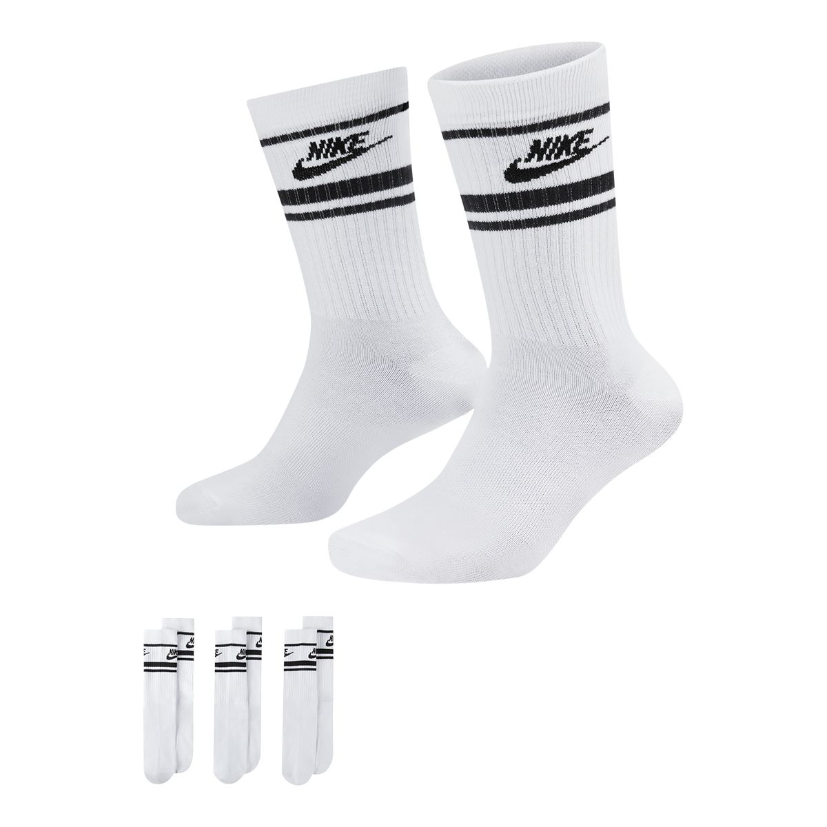 Nike Sportswear Men's Everyday Dri-FIT Crew Socks, 3-Pack