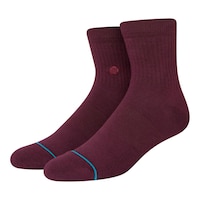 Stance Men's Icon Quarter Crew Socks Front_Angled_Left