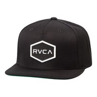RVCA Men's Commonwealth Snapback Hat Front_Angled_Left