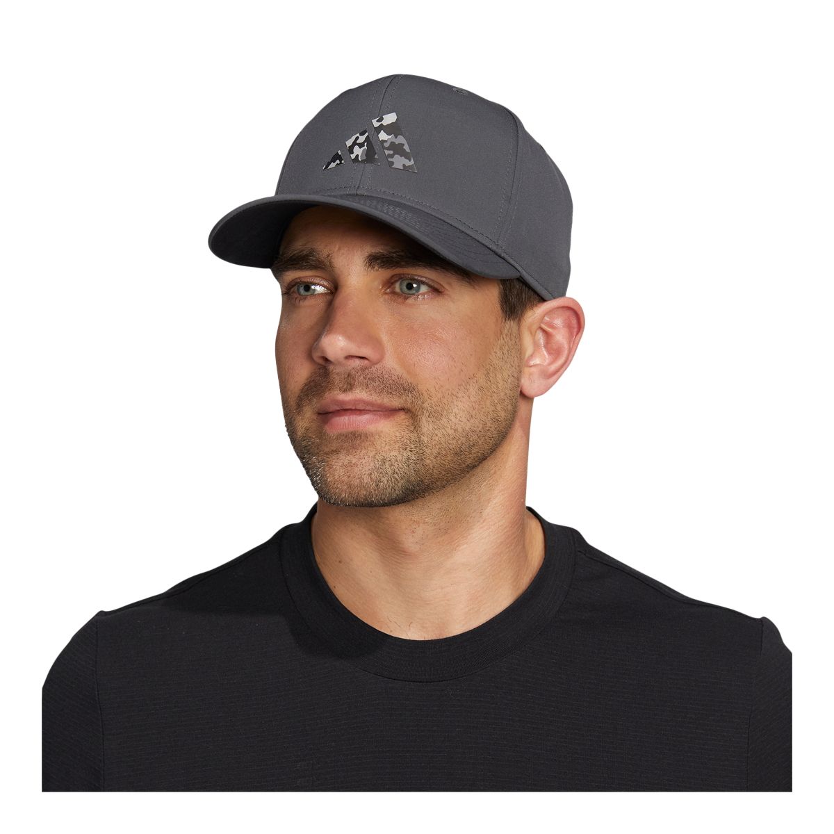 adidas Men's 3-Bar Snapback Hat