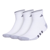 adidas Men's Cushioned III Quarter Socks - 3 Pack