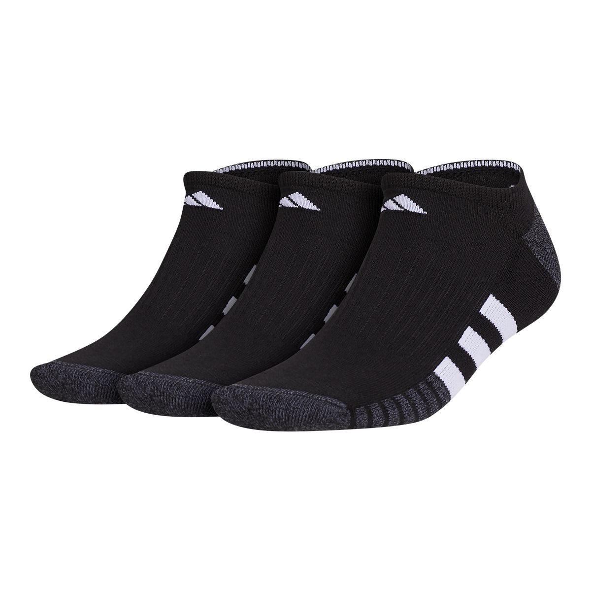 adidas Men's Cushioned III No Show Socks - 3 Pack
