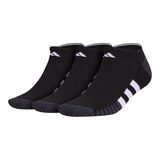 adidas Men's Cushioned III No Show Socks - 3 Pack Front_Angled_Left