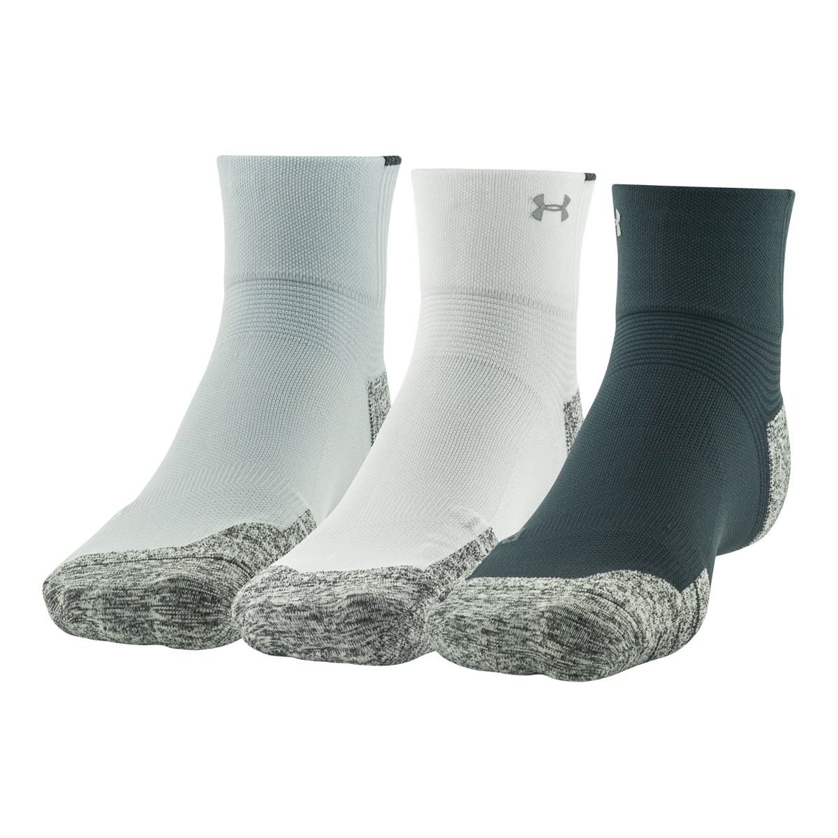 Under Armour Men s ArmourDry Run Cushioned Quarter Crew Socks 3 Pack SportChek