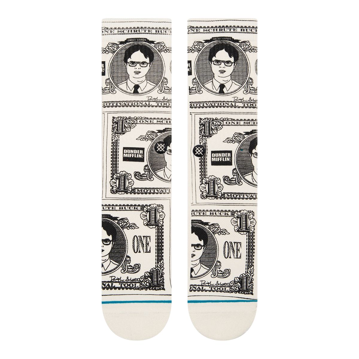 Stance Men's The Office Schrute Bucks Crew Socks