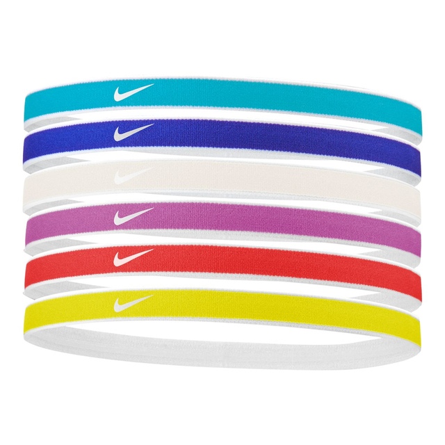 Nike Swoosh Sport Tipped Headband - 6 Pack