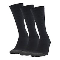 Under Armour Men's Performance Tech Crew Socks - 3 pk Front_Angled_Left