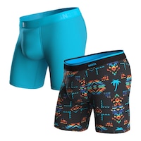 BN3TH Men's Breathe Classic Boxer Brief - 2 Pack Front_Angled_Left