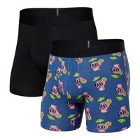 SAXX Men's DropTemp Cooling Cotton Boxer Brief - 2 Pack Front_Three_Fourths_Angled_Left