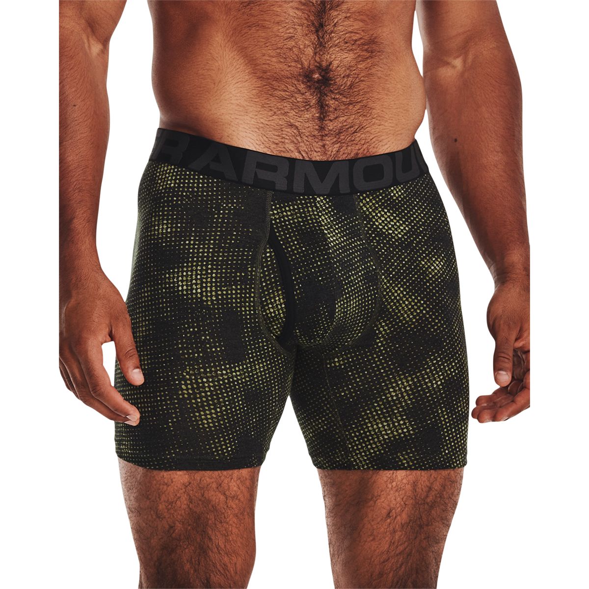 Under Armour Men's Charged Cotton Novelty 6 Inch Boxer Brief - 3 Pack