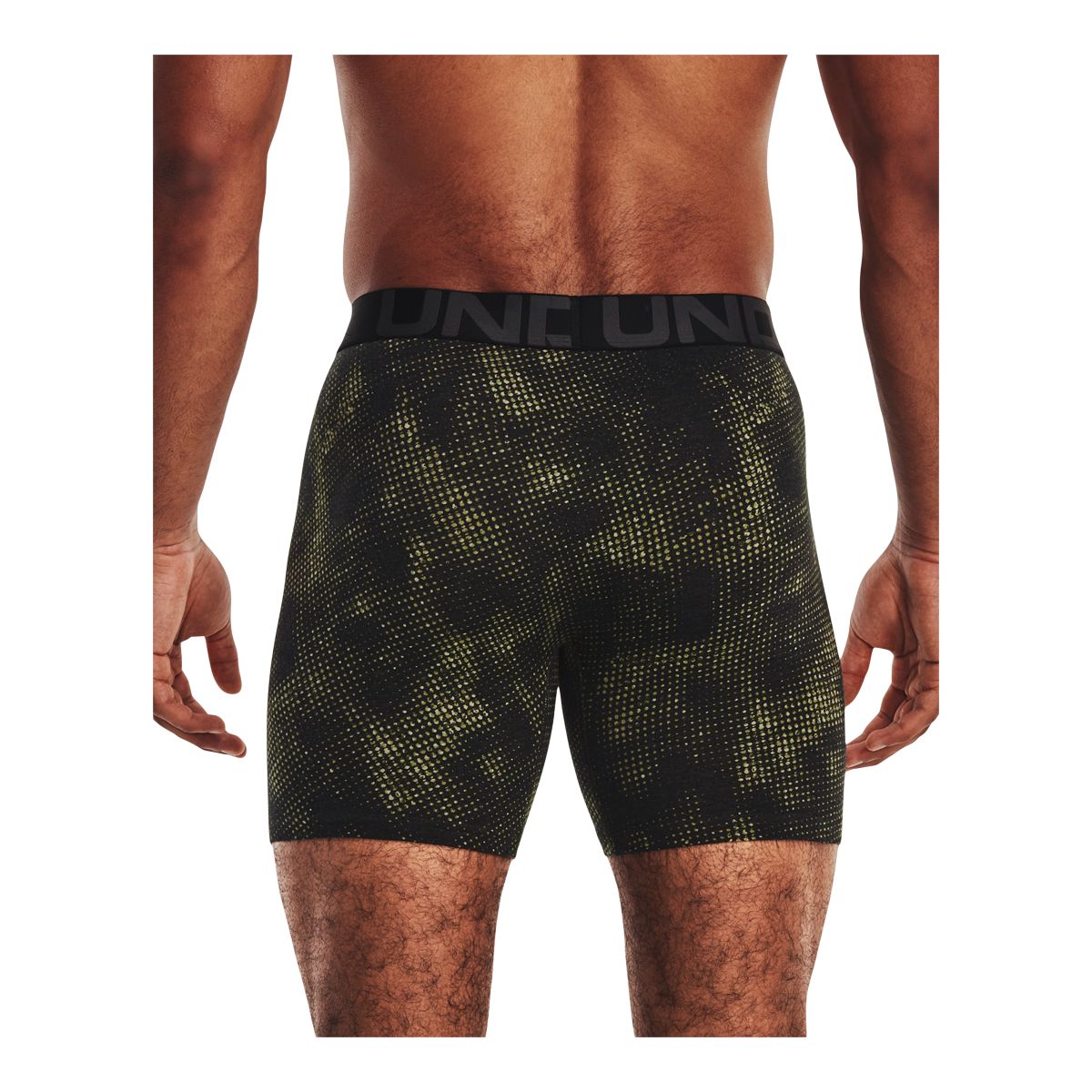 Under Armour Men's Charged Cotton Novelty 6 Inch Boxer Brief - 3 Pack