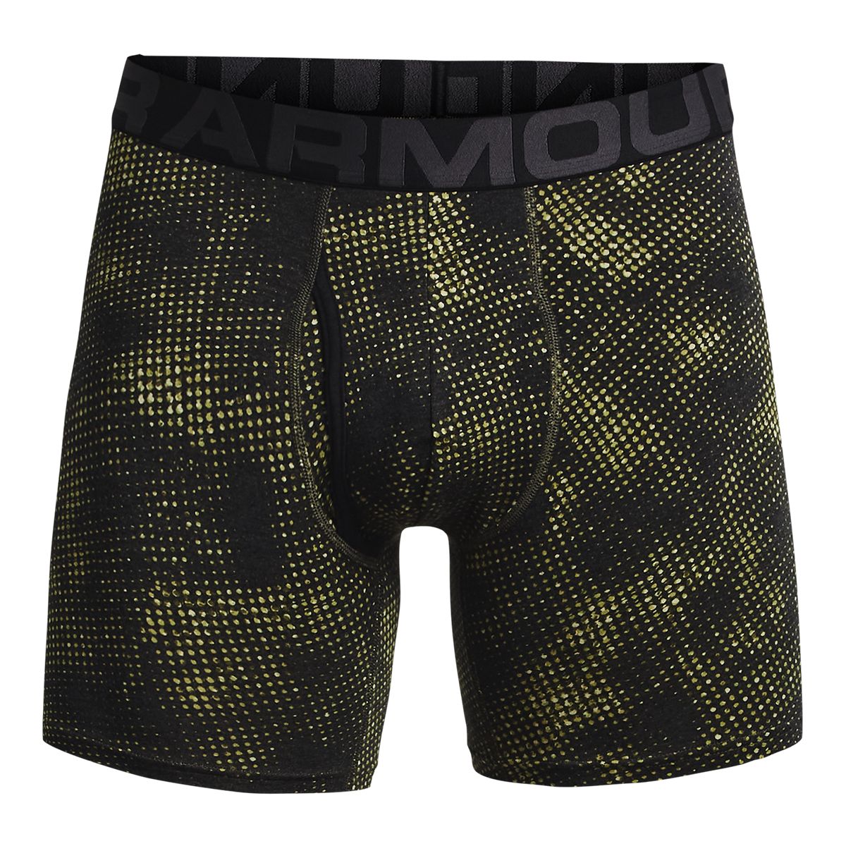 Under Armour Men's Charged Cotton Novelty 6 Inch Boxer Brief - 3 Pack