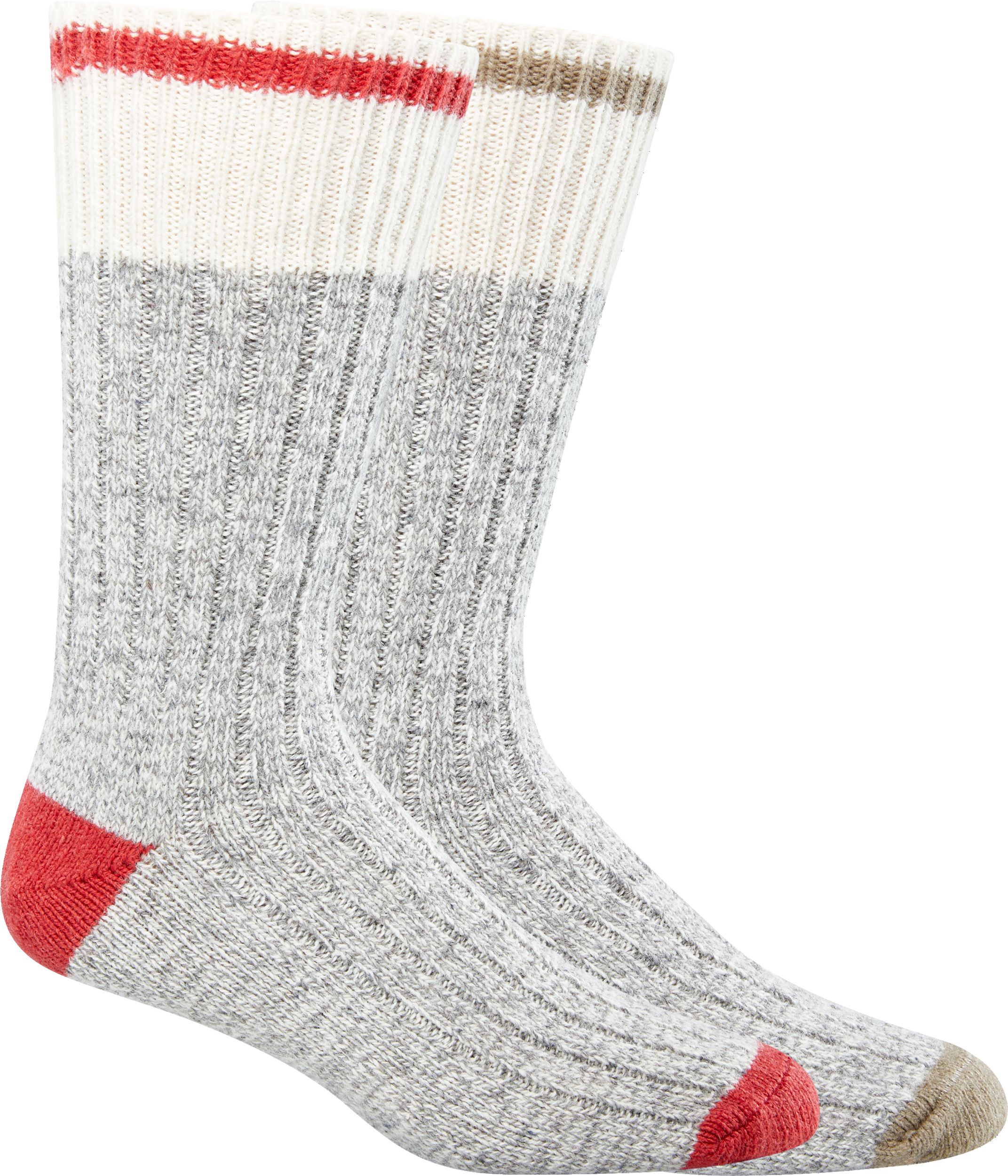 Woods Men's Saddleback Hiking Crew Socks 2pk
