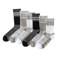 FWD Men's Performance Crew Socks - 6 pk Side_Left