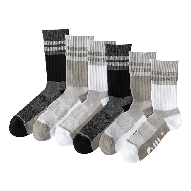 FWD Men's Performance Crew Socks - 6 pk