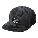 RVCA Men's Island Hex Snapback Hat Front_Angled_Left