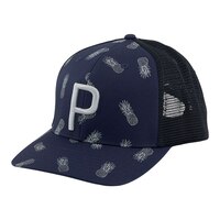 PUMA Golf Men's Pineapple Trucker P Cap Front_Three_Fourths_Angled_Left
