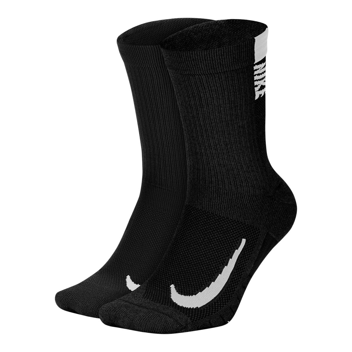 Nike Men's Run Multiplier Crew Socks, Moisture-Wicking, 2-Pack | SportChek