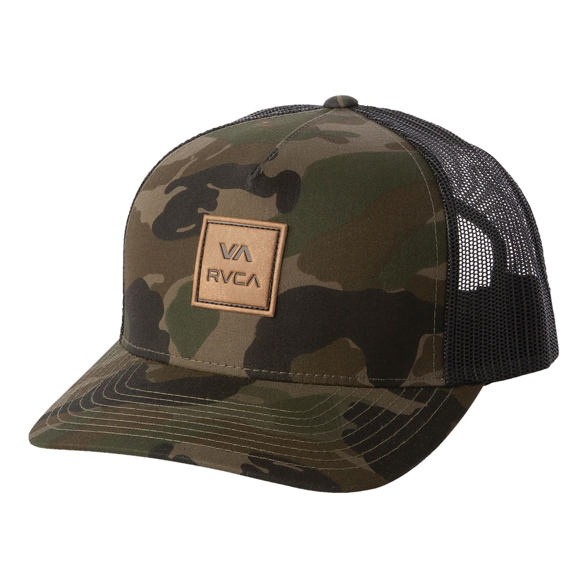 RVCA Men's VA Curved Brim Trucker Hat