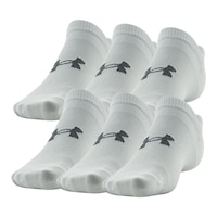 Under Armour Men's Essential Light No-Show Socks Front_Three_Fourths_Angled_Left