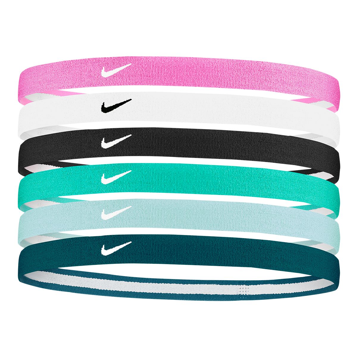 Nike Girls' Swoosh Sport Headband - 6 Pack | Sportchek