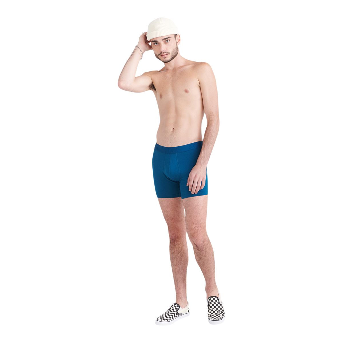 SAXX Men's DropTemp Cotton Boxer Brief