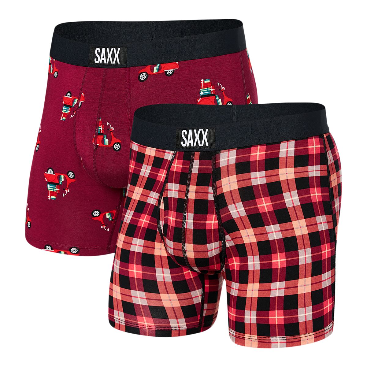 Saxx Underwear Sports Mesh 1 Pack Boxer Briefs - Checkerboard – Trunks and  Boxers