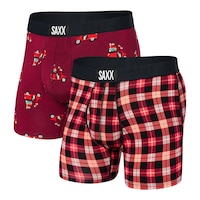 Saxx Men's Ultra Holiday Boxer Brief - 2 Pack Front_Angled_Left