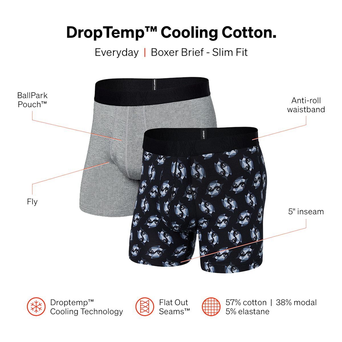 DropTemp™ Cooling Cotton 2-Pack