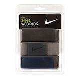 Nike Men's Golf Web Belt - 3 Pack Front_Flat