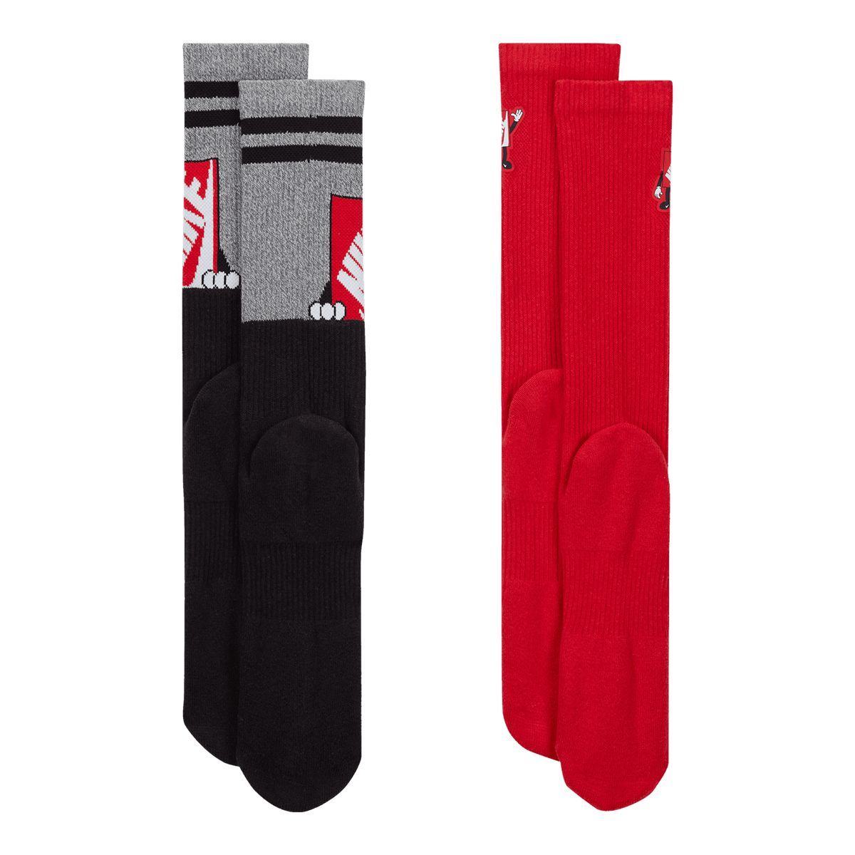 Nike Sportswear Men's Futura Everyday Plus Comfortable Moisture Wicking Dri-FIT Crew Socks - 2 Pack