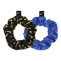 Nike Gathered Seasonal 2.0 Hair Tie - 2 Pack Overhead_Flat