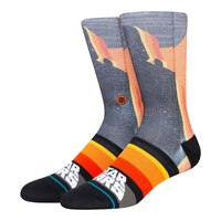 Stance Men's Star Wars Darth By Jaz Crew Socks Front_Three_Fourths_Angled_Left